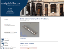 Tablet Screenshot of antiquites-bastian-blog.com